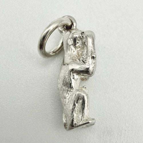 Vintage 925 Sterling Silver Monkey See Charm CA22-95