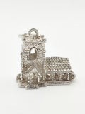 Vintage 925 Sterling Silver Church Charm CA14-19