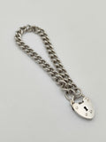 Vintage Solid 925 Sterling Silver Curb Bracelet Bracelets-39