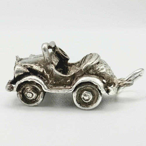Vintage 925 Sterling Silver Car Charm CA25-65
