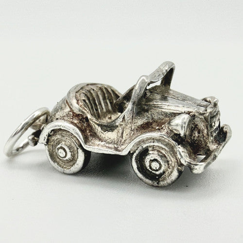 Vintage 925 Sterling Silver Car Charm CA25-65