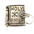 Vintage 925 Sterling Silver Holy Bible Charm CA27-36