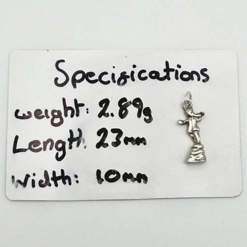 Vintage 925 Sterling Silver Pied Piper Charm CA21-23