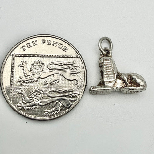 Vintage 925 Sterling Silver Sphinx Charm CA23-7