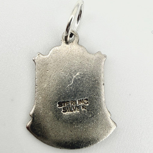 Vintage 925 Sterling Silver Wales Travel Charm CA25-17