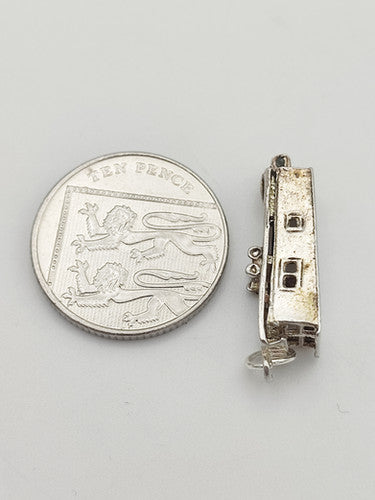 Vintage 925 Sterling Silver Caravan Charm CA18-41