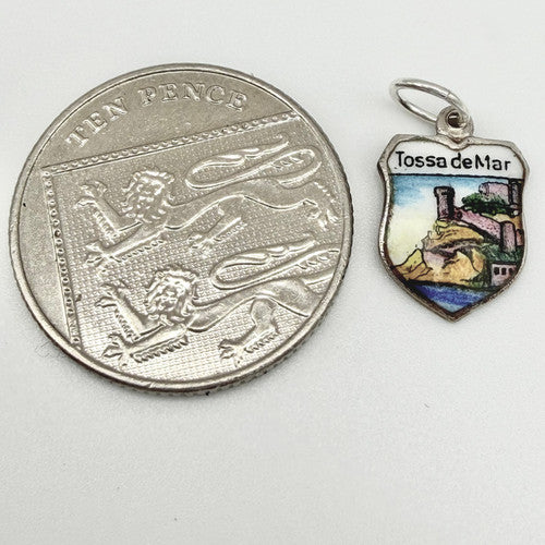 Vintage 800 Silver Tossa De Mar Travel Charm CA25-21