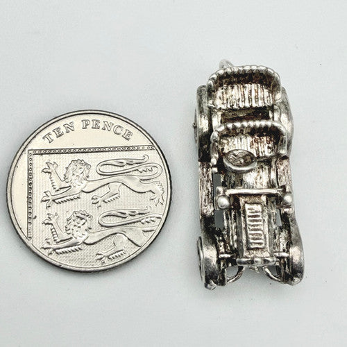 Vintage 925 Sterling Silver Large Car Charm CA23-20