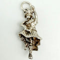 Vintage 925 Sterling Silver Highland Dancer Charm CA28-5
