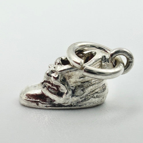 Vintage 925 Sterling Silver Baby Shoe Charm CA22-38