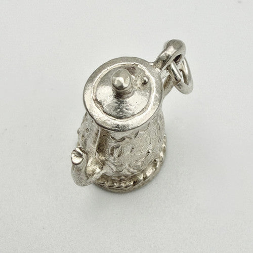 Vintage 925 Sterling Silver Teapot Charm CA22-85