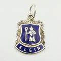 Vintage 925 Sterling Silver Elgin Travel Charm CA20-23
