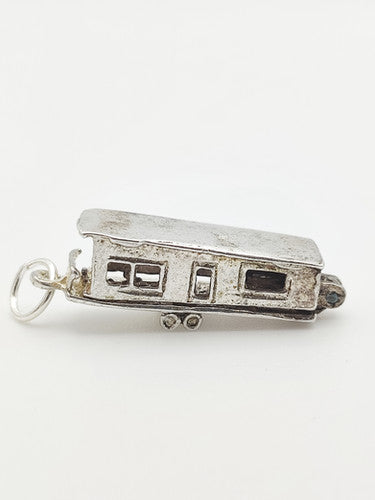 Vintage 925 Sterling Silver Caravan Charm CA18-41