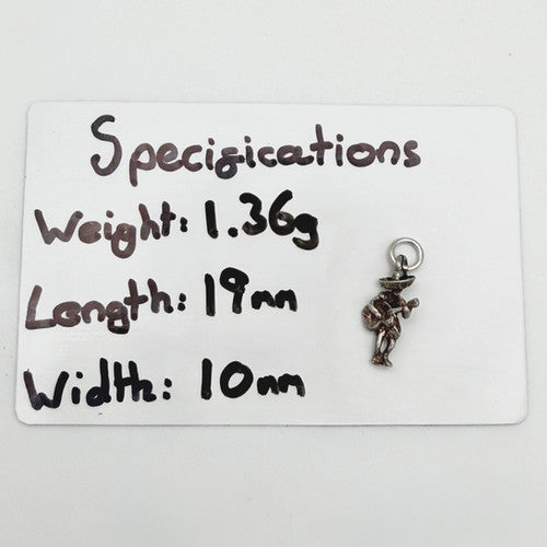 Vintage 925 Sterling Silver Mariachi Charm CA23-19