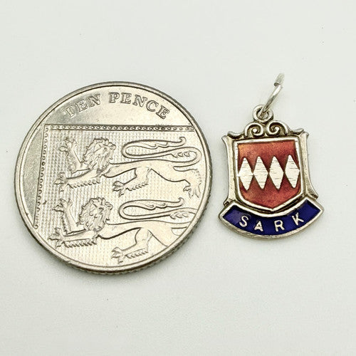 Vintage 925 Sterling Silver Sark Travel Charm CA20-5