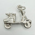 Vintage 925 Sterling Silver Scooter Charm CA24-14