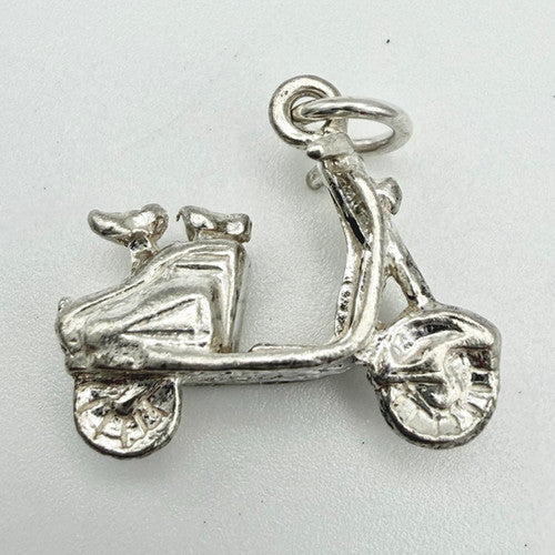 Vintage 925 Sterling Silver Scooter Charm CA24-14