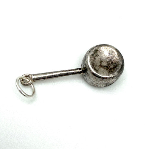 Vintage 925 Sterling Silver Sosban Fach Charm CA27-37