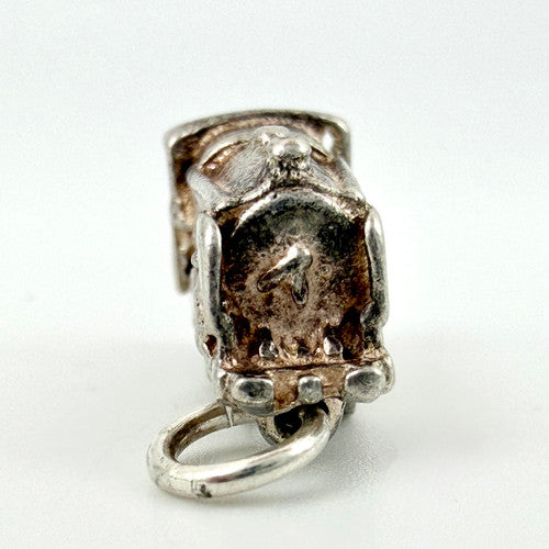 Vintage 925 Sterling Silver Steam Train Locomotive Charm CA28-2