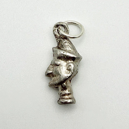 Vintage 925 Sterling Silver Jester Charm CA19-53