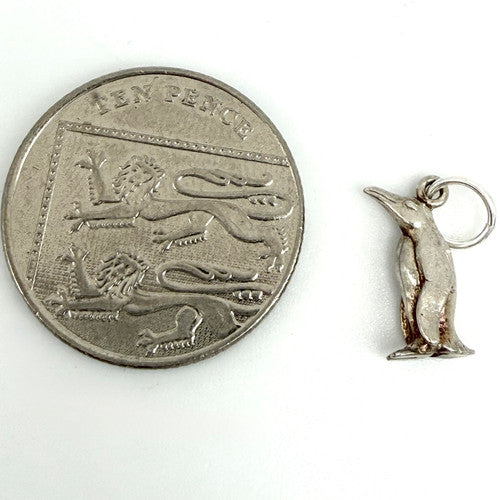 Vintage 925 Sterling Silver Penguin Charm CA29-2