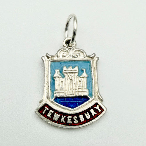 Vintage 925 Sterling Silver Tewkesbury Travel Charm CA20-35