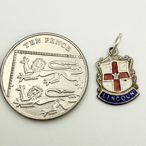 Vintage 925 Sterling Silver Lincoln Travel Charm CA20-16