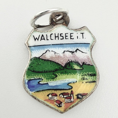 Vintage 800 Silver Walchsee Travel Charm CA25-9