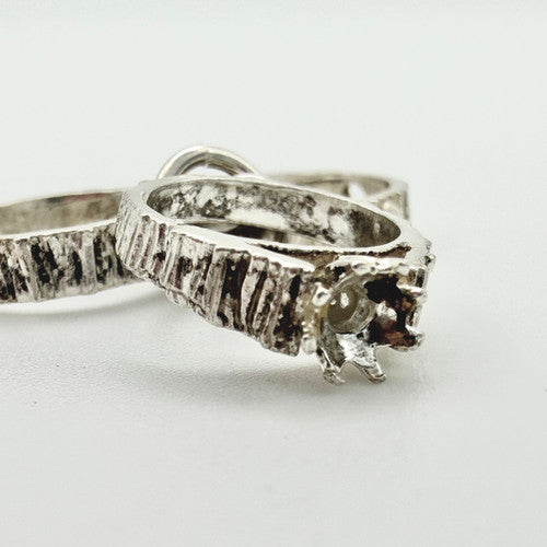 Vintage 925 Sterling Silver Rings Charm CA22-71
