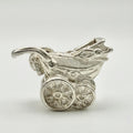 Vintage 925 Sterling Silver Pram Charm CA22-23