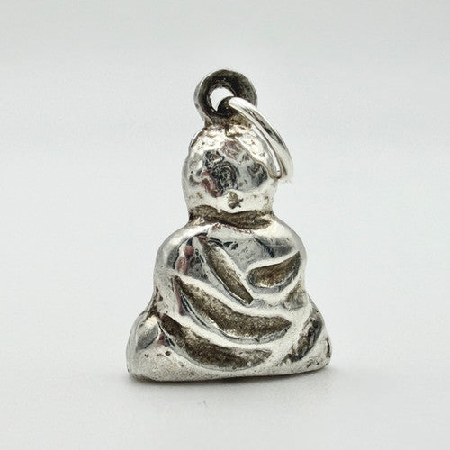 Vintage 925 Sterling Silver Buddha Charm CA20-54