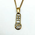Vintage 9ct Yellow Gold Celtic Necklace PG88