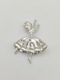 Vintage 925 Sterling Silver Dancer Charm CA17-52