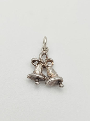 Vintage 925 Sterling Silver Bell Charm CA13-9