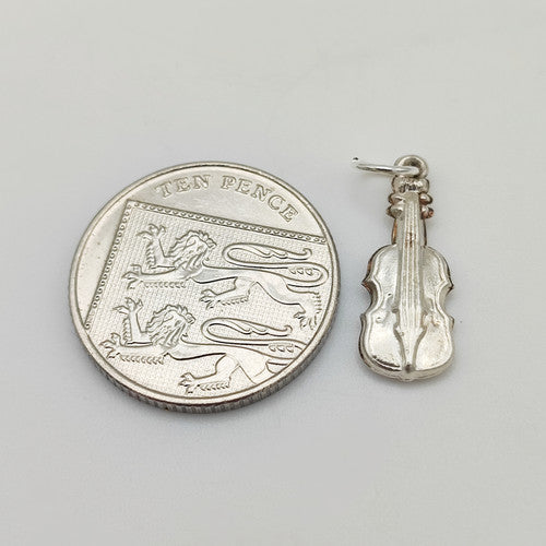 Vintage 925 Sterling Silver Cello Charm CA18-99
