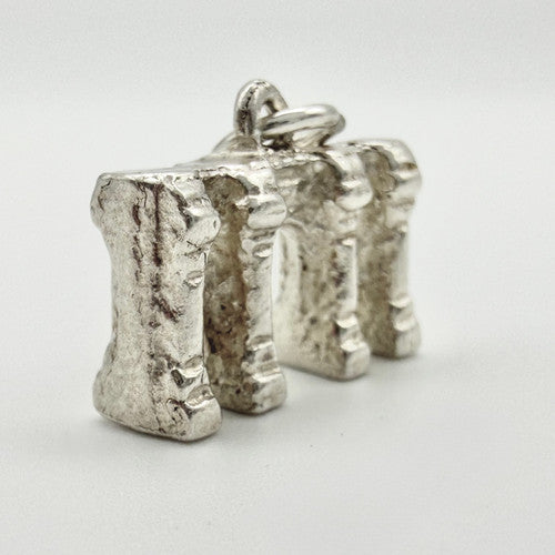 Vintage 925 Sterling Silver Marble Arch Charm CA22-83