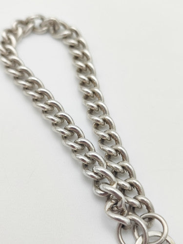Vintage Solid 925 Sterling Silver Curb Bracelet Bracelets-39