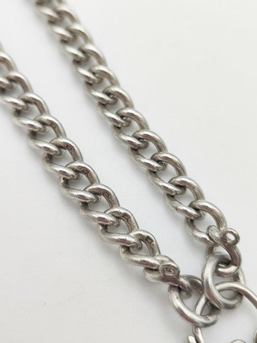 Vintage 925 Sterling Silver Curb Bracelet Bracelet-34