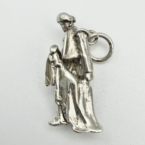 Vintage 925 Sterling Silver Matador Charm CA22-1
