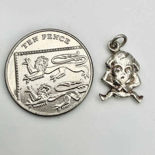 Vintage 925 Sterling Silver Humpty Dumpty Charm CA23-35