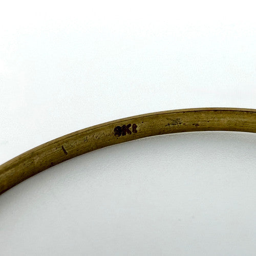 Vintage 9ct Yellow Gold Baby Childs Bangle PG27