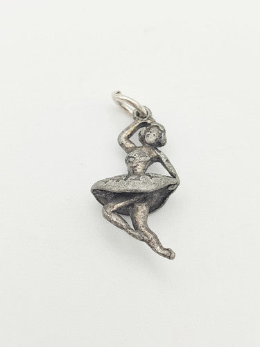 Vintage 925 Sterling Silver Dancer Charm CA13-90