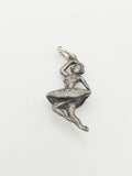 Vintage 925 Sterling Silver Dancer Charm CA13-90