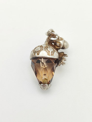 Vintage 925 Sterling Silver Acorn Charm CA16-36