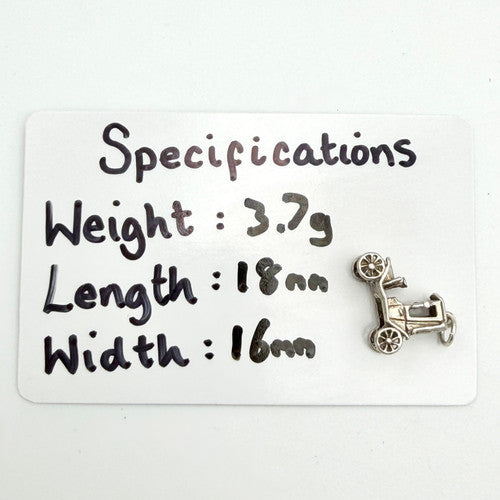 Vintage 925 Sterling Silver Vintage Car Charm CA28-23