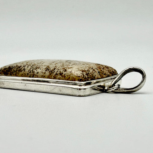 Vintage 925 Sterling Silver Unknown Stone Pendant PAT129