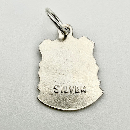 Vintage 925 Sterling Silver Saundersfoot Travel Charm CA20-46