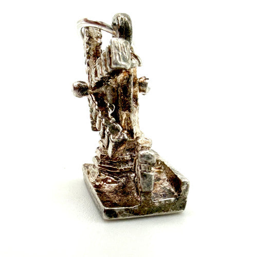 Vintage 925 Sterling Silver Windmill Charm CA27-56