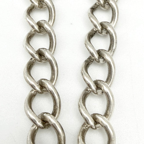 Vintage 925 Sterling Silver Heart Padlock Curb Bracelet Bracelets-66