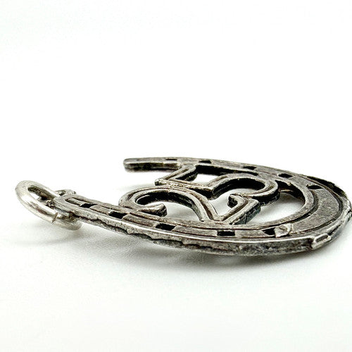 Vintage 925 Sterling Silver 25 Horseshoe Charm CA26-34